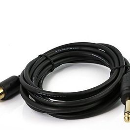 Клипкорд InkJecta RCA Cable in Black 2.5м